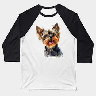 Cocker Spaniel Pop Art Water Color for Dog Lover Baseball T-Shirt